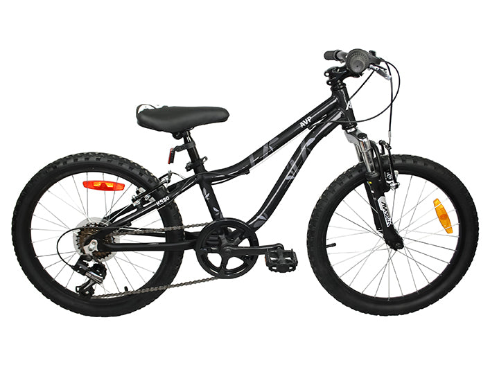 Vélo en aluminium - Fourche à suspension - Roues 20"  - 7 vitesses - KS20 - 6 à 9 ans