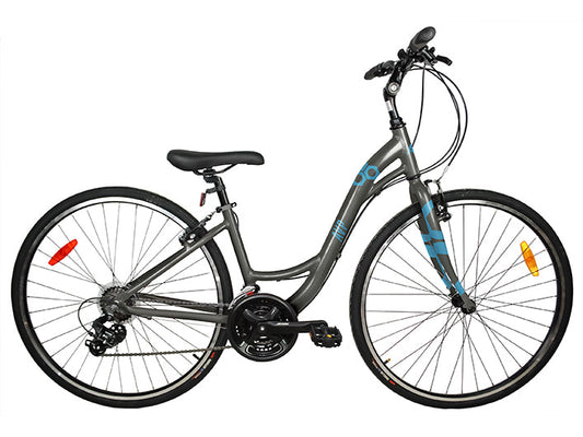 Vélo Hybride - Aluminium - Low-Step - Cadre berceau - Unisexe